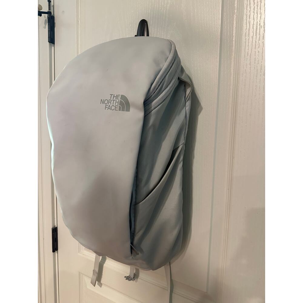 North Face Kaban off white backpack